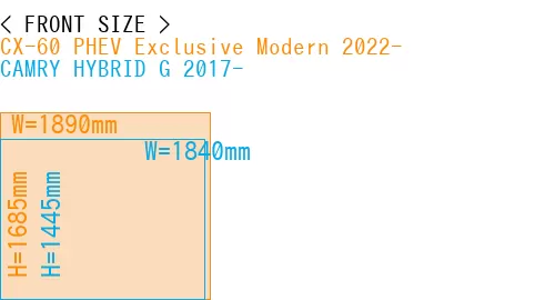 #CX-60 PHEV Exclusive Modern 2022- + CAMRY HYBRID G 2017-